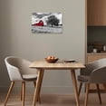 thumbnail image 5 of ZHONGYUTONG Red Barn Canvas Wall Art Farmhouse Black and White Pictures Country Rustic Farm Painting for Bathroom Bedroom Decor Framed (24.00" x 36.00"), 5 of 5