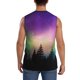 thumbnail image 4 of Balery Northern Lights Camisetas sin mangas para hombre, absorbe la humedad y protege contra el mal olor.-Medium, 4 of 7
