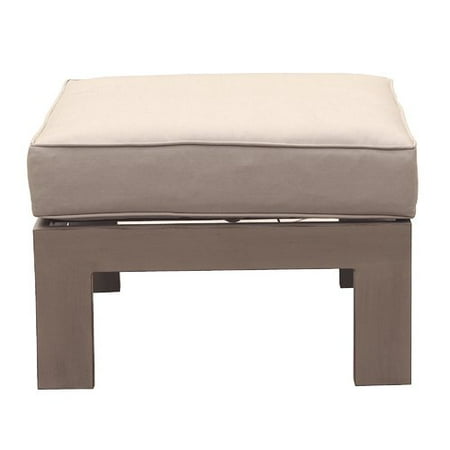 Orren Ellis Otega Outdoor Ottoman with Cushion