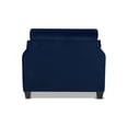 thumbnail image 6 of Eliza Roll Arm Sofa Bed with Bolster Pillows, Navy Blue, 6 of 10