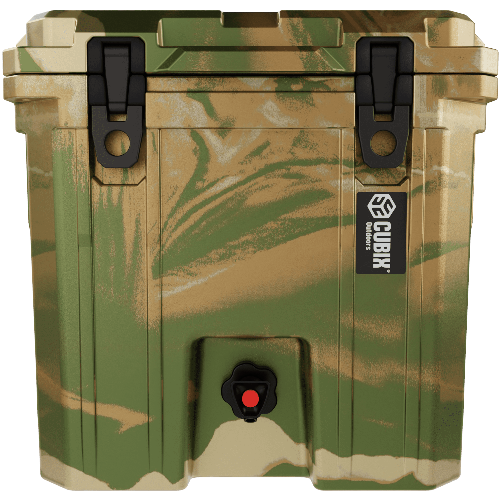 Cubix Outdoors® QuadraX 5 GAL 2-in-1 Portable Insulated Hard Beverage Dispenser and Cooler Fits 14 Cans - Hunter Camo