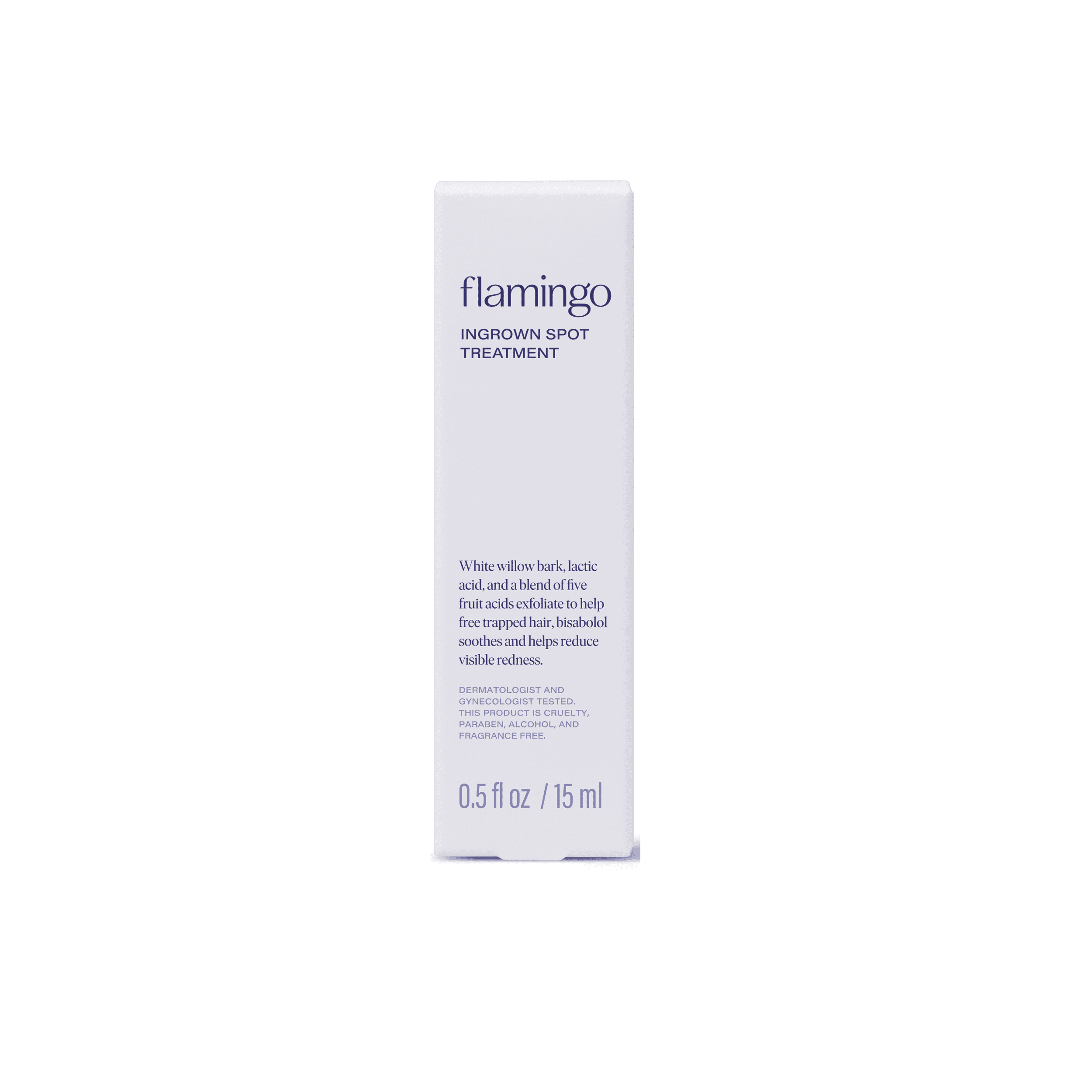 Flamingo Women's Ingrown Hair Treatment with White Willow Bark and Lactic Acid, 0.5 fl oz