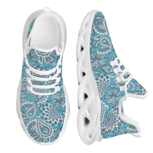 Zapatos vulcanizados negros con estampado bohemio de cachemira, zapatillas de deporte de alta calidad para mujer, zapatos planos con cordones, mocasines para mujer, tallas grandes