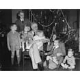 thumbnail image 2 of President Roosevelt Celebrates Christmas With Six Of His Grandchildren. 1943. L-R Fdr History, 2 of 2