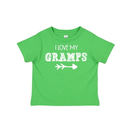 

Inktastic I Love My Gramps with Arrow Gift Toddler Boy or Toddler Girl T-Shirt