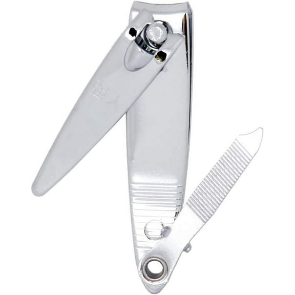 Dukal Fingernail Clippers with File Box of 6 Nail Cutters