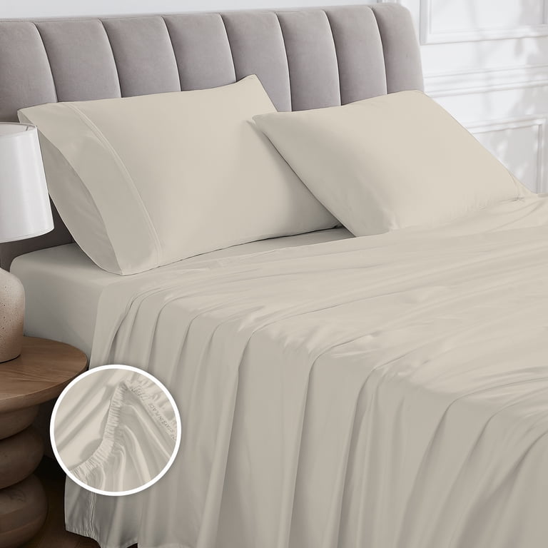 Aireolux 100% Egyptian Cotton 1000 Thread Count Queen Sheet Set photo 6