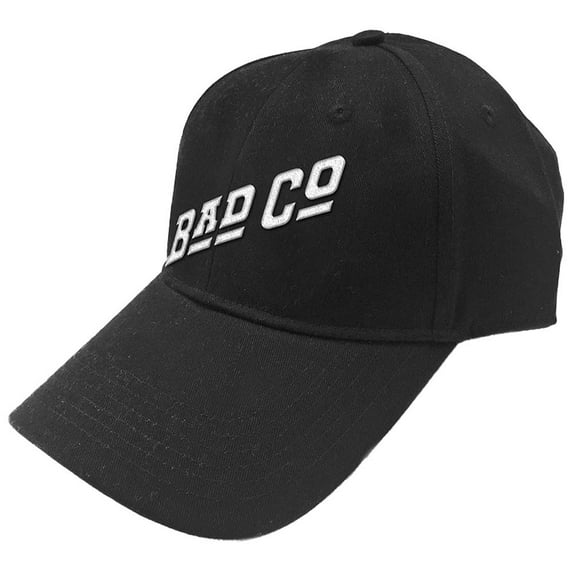 Bad Company Men's Slant Logo Baseball Hat Adjustable Black