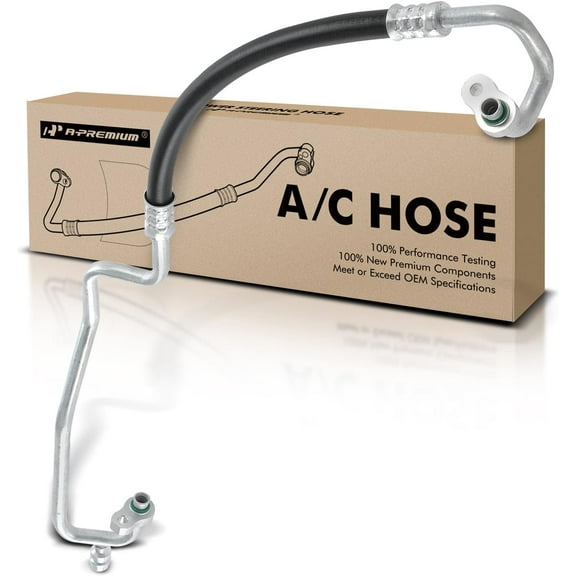 A-Premium A/C Discharge Line Hose Assembly Compatible with Hyundai Santa Fe 2007-2009 V6 3.3L, Compressor to Condenser