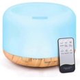 thumbnail image 1 of Essential Oil Diffusers, 500ml Ultrasonic Aromatherapy Diffuser with Remote Control, Waterless Auto Shut-off Humidifier Diffuser with 4 Timer and 7 Co, 1 of 4