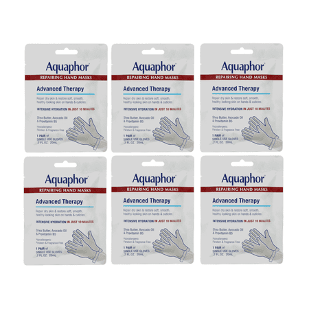 Aquaphor Repairing Hand Mask Advanced Threapy Intensive Hydration 5 Pairs