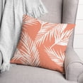 thumbnail image 3 of Creative Products Nature Palm Coral 18x18 Spun Poly Pillow, 3 of 3