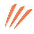 thumbnail image 4 of Arrows Vanes 4 Inch Plastic Feather Fletching for DIY Archery Arrows 50 Pack(Orange), 4 of 8