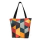 thumbnail image 1 of Balery Geometric Cube Pattern Art Bolsa de Hombro con Diseño, Bolsa Grande y Duradera, Bolsa Versátil para Compras, 1 of 6