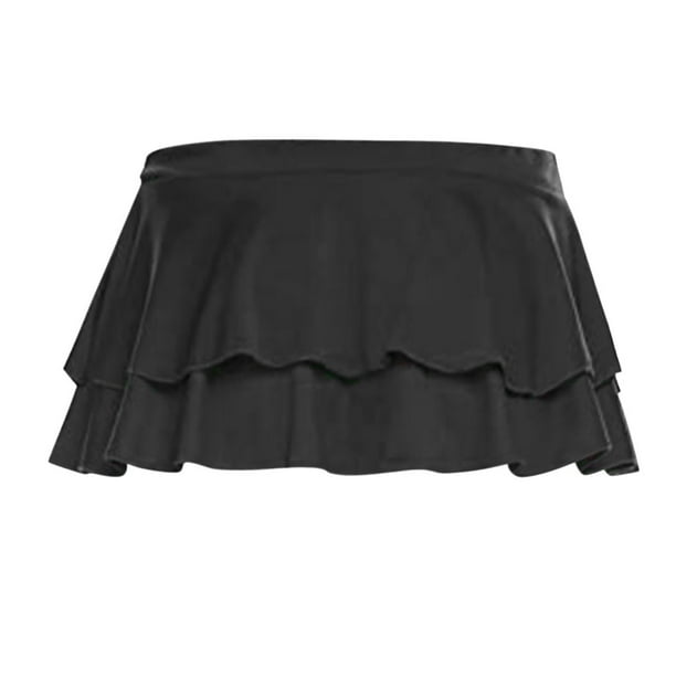 Anuirheih Women's Mini Skirts 2023 Fall Fashion Club Low