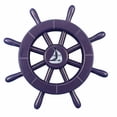thumbnail image 2 of Handcrafted Decor rustic-wood-sw-12-sailboat Rustic Wood Finish Decorative Ship Wheel with Sailboat- 12 in., 2 of 3