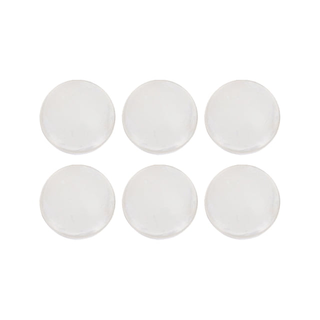 Less Than 5 Doorstop 6Pcs Door Knob Stoppers Wall Protector Clear Door Bumper with Self Strong Adhesive Reusable Round Rubber Knob Wall Protector for Home