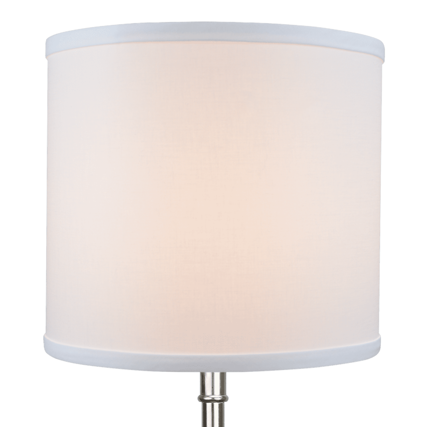 Fenchel Shades | 10" Top Diameter x 10" Bottom Diameter x 9 Height, (Washer/Spider Attachment) Drum Lamp Shade - (Linen White)