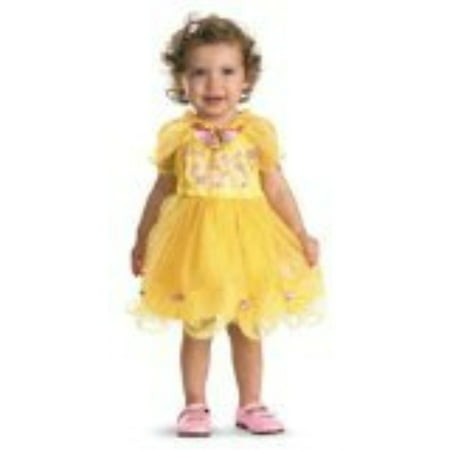 Disguise Baby Girl's Disney Beauty and The Beast Belle Costume, Yellow, 12-18