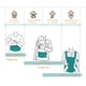 thumbnail image 4 of Portabebé Mochila Ergonómica Cangurera Transpirable 6 En 1 Dara Baby  Acc0054, 4 of 4
