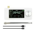 thumbnail image 1 of Bunblic Pocket Radio Handheld USB Rechargeable AM/FM Radio for Indoor Office Jogging white, 1 of 8