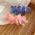 thumbnail image 4 of Barrette à Cheveux Papillon Fleur et Papillon Accessoires de Cheveux Floraux Hawaïens pour Plage Rendez-Vous Fête Rue, 4 of 8