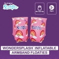 thumbnail image 3 of Puddle Jumper WonderSplash Inflatable Armband Swim Training Floaties, 40-132lbs (18-60kg) Weight Capacity, 3 of 13