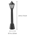thumbnail image 3 of CIMAXIC 12pcs Plastic Post Lamp Microscopic Model Streetlight Miniature Landscape Lamp,2.95"X0.59"X0.59", 3 of 5
