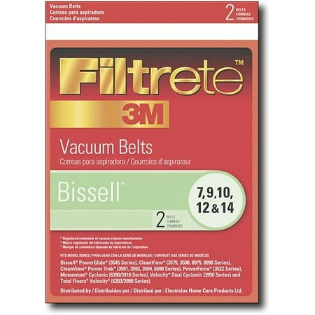 32074 Bissell Vacuum Cleaner Replacement Belt 2 Pack By 3m