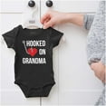 thumbnail image 5 of Hooked on Grandma Fishing Grandchild Bodysuit Jumper Girls Infant Baby Brisco Brands 12M, 5 of 6