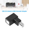 thumbnail image 3 of Adaptador USB B Adaptador de extensión USB 2.0 tipo B a Convertidor de 90 grados en ángulo recto Hugtrwg Para estrenar, 3 of 8