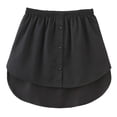 thumbnail image 1 of Shirt Extenders Layering Fake Top Lower Sweep Shirt Extender Asjustable Mini Skirt For Women, 1 of 4