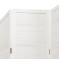 thumbnail image 6 of vidaXL Room Divider 5 Panels White Solid Wood Paulownia, 6 of 7