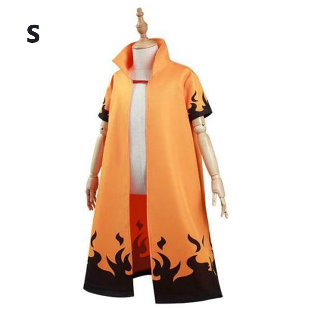 Naruto Shippuden Akatsuki Hokage Robe Cloak Coat Anime Cosplay Costume 