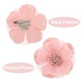 thumbnail image 4 of Broche de flores de tela para mujer, horquilla para el pelo, pequeña fragancia, simulación 3D, flor de gasa, accesorio de ropa, 4 of 7