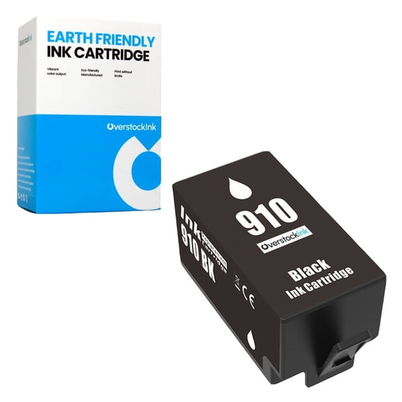 OverstockInk 910 Black Ink Cartridge Compatible for HP910 for OfficeJet Pro 6958 (1 Black)