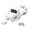 White, variant on Rdausd Remote Control Snake Toy 4.92 inch Head Unit, White and Gray Robot Style Snake Head with Segmented Tail Blocks and Controller, Indoor Family Games Interactive Robot Play