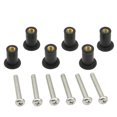 thumbnail image 3 of Toystoory 6 unids/set tuerca de goma en forma de C hebilla de cuerda de cubierta de ojo con ojales de tornillos para barco Kayak Kit de aparejo de cubierta Ropa Deportiva, Zapatos Toystoory  OD009254-00, 3 of 6