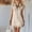 *Khaki, variant on ClodeEU Women's Collared Sleeveless Button Front Mini Shirt Dress, Casual Sundress with Ruff Tirm Army Green,Women's Plus L