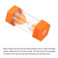 thumbnail image 3 of Uxcell 15 Min Sand Timer,Hexagon with Plastic Cover,Count Down Sand Clock Glass Orange, 3 of 5