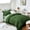 Dark Green/Sage Green-Twin XL(68"x 88"), variant on Bright Purple Comforter Set Seersucker 5 Pieces All Season Luxury Bed In A Bag For Bedroom Bedding With Sheets Pillowcase & Sham