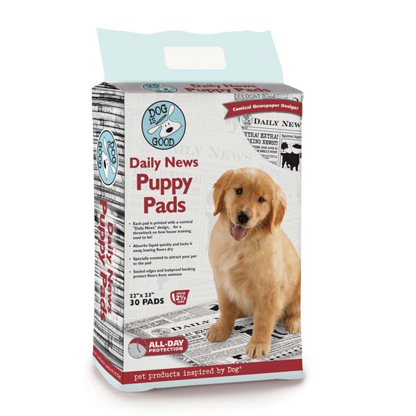 Dog Is Good Daily News Puppy Pads 100 Ct Bag