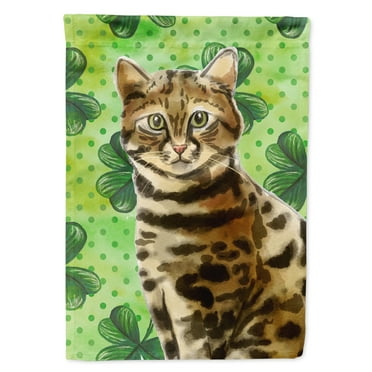 Carolines Treasures CK3060GF Bengal Shamrock Flag Garden Size  Small multicolor