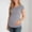 Gray, variant on Women's Maternity Tops Short & Short Sleeve Round Neck Front Pleat Peplum Tunic Top Pregnancy Shirts