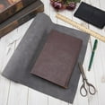 thumbnail image 4 of Frosted PU Leather Fabric for Shoes Bag DIY Craft Photography Props Dark Gray 30~30.5x0.08cm about 1.3m/roll, 4 of 9