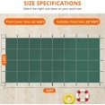 thumbnail image 2 of M optimized Pool Safety Cover Fits 20x40ft Rectangle Pool Safety Net and Installation Tools, Ultra-Dense Safety Pool Cover w/Anchors, Size 22 x 42 ft, 2 of 8