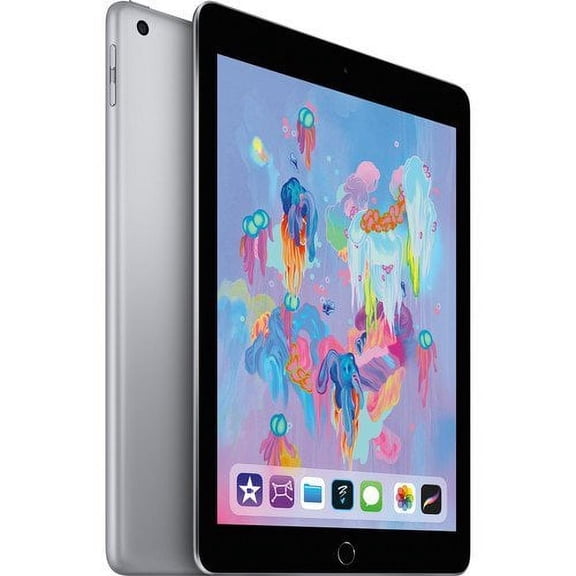 Restored Apple iPad 9.7" FHD Tablet, 32GB, 4G LTE, Space Gray (Refurbished)