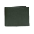 thumbnail image 2 of Ecocraft Men Leather Bifold Wallet – Mild Milled Finish Premium goat milled leather in rich green Classic bifold Full Grain Leather, 2 of 9