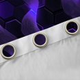 thumbnail image 4 of Castle Fairy Abstract Hexagon Honeycomb Blackout Curtains Set of 2 (52x84 Each) for Teens Boys Girls,Gradient Spiral Stripes Window Curtains,Futuristic Geometric Curtains and Drapes, 4 of 6