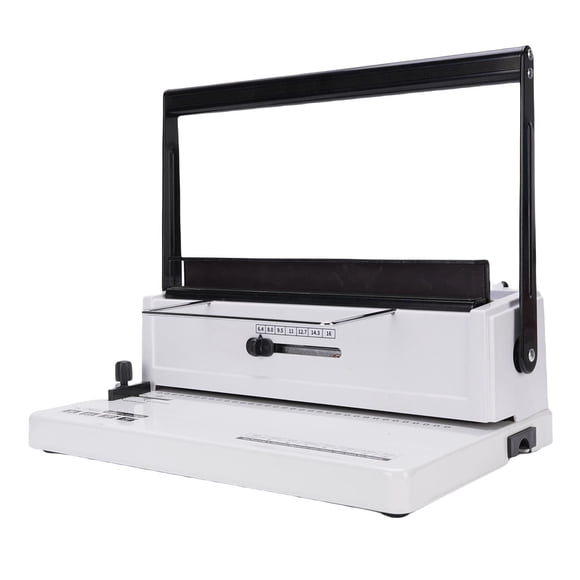 Wire Binding Machine, 100Pcs Coil Spines Spiral Binding Machine for Schools Offices Businesses